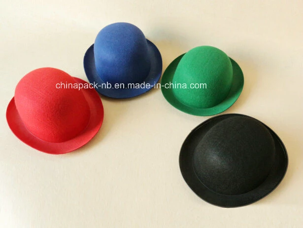 100%Polyester Felt Derby Bowler Festival Hats (CPPH_005)