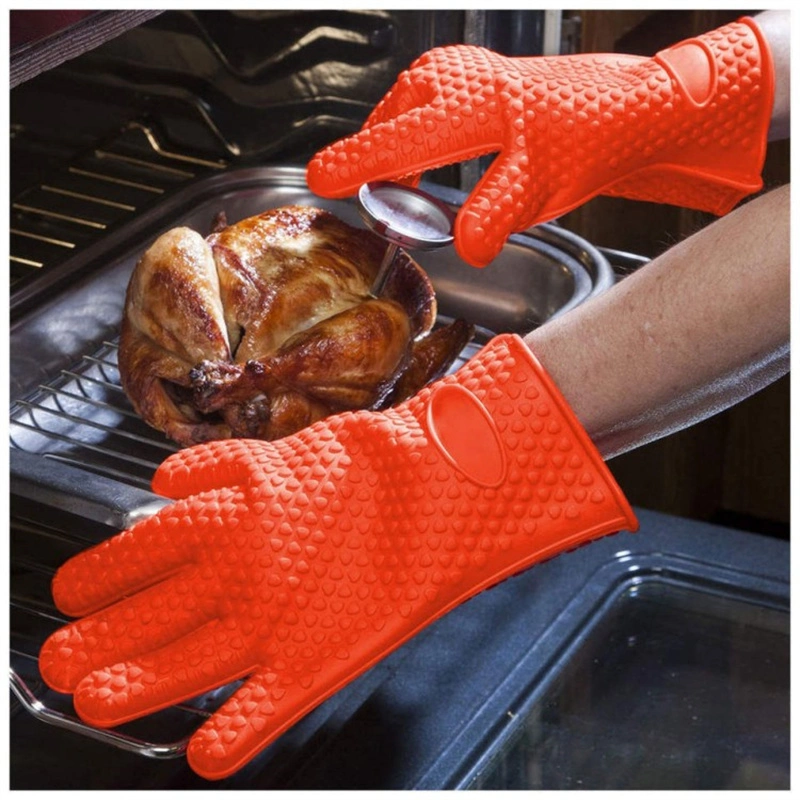 2023 Hot Sell Non-Slip Silicone Oven Mitt