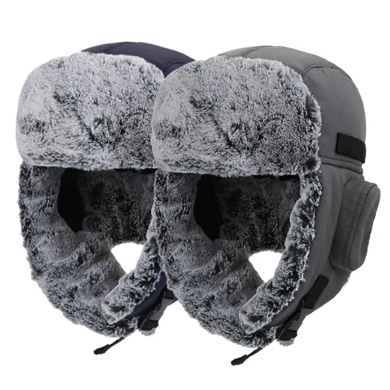 아기 겨울 Ushanka Earflap 기병 패션 모자 모자 스웨이드 패브릭 러시아 사냥꾼 모자 유아 소년 소녀 비니 모자